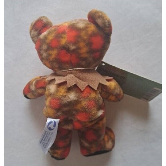 Fall Tour Bear Grateful Dead Beanie Limited Edition Plush Doll Leaves Autumn NWT - Picture 3 of 4